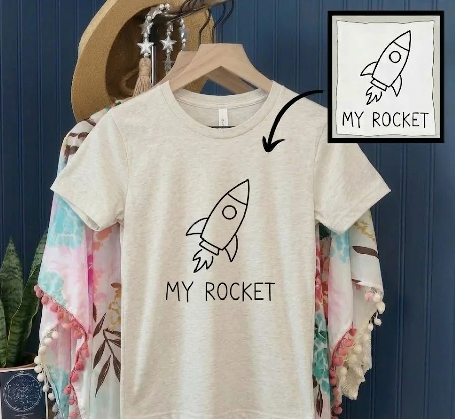 Kids' Artwork on Shirts